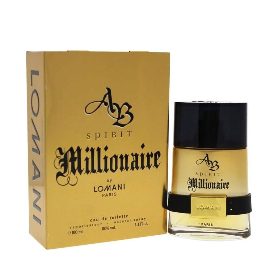 AB Spirit Millionaire de Lomani para hombres 3.4 oz EDT Spray - PLA