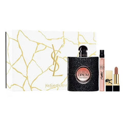 Black Opium by Yves Saint Laurent for Women 3.0 oz EDP 3pc Gift Set
