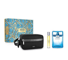 Versace Man Eau Fraiche by Versace for Men 3.4 oz EDT 3pc Gift Set