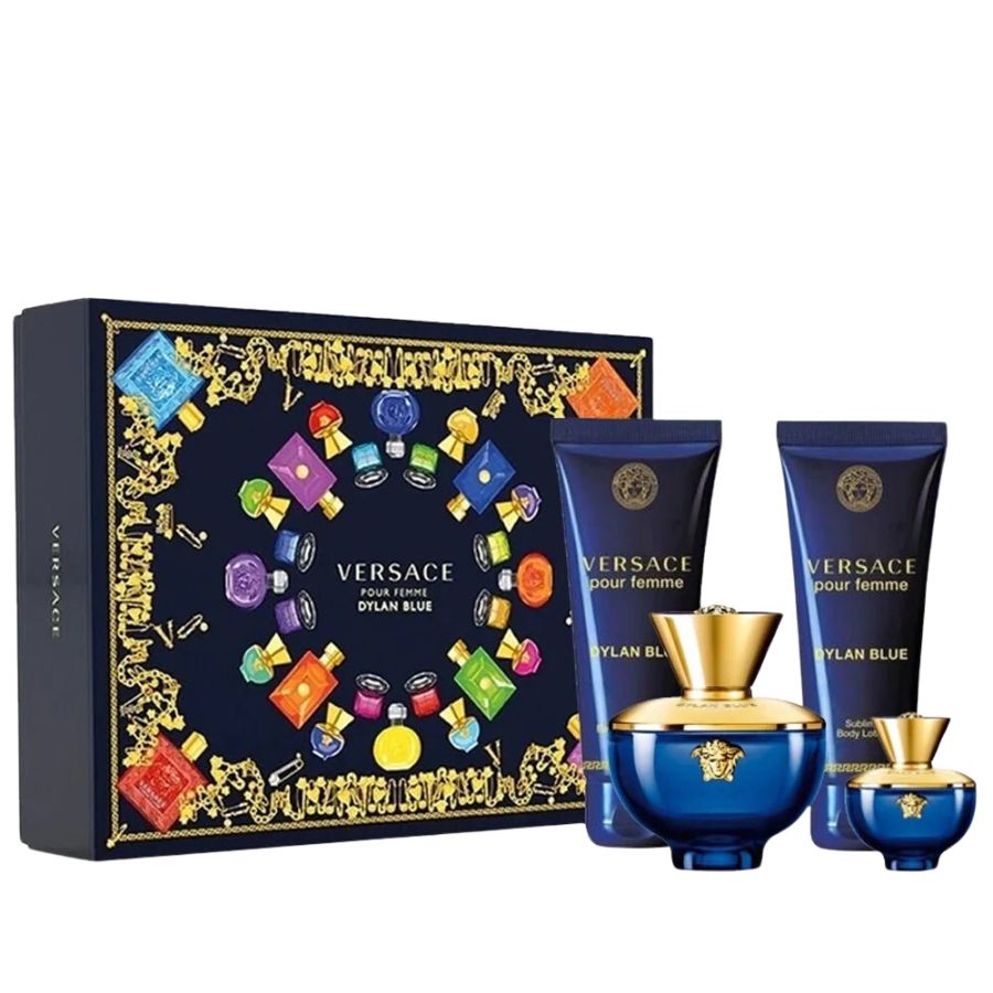 Dylan Blue Pour Femme by Versace women’s EDP gift set 3.4 oz