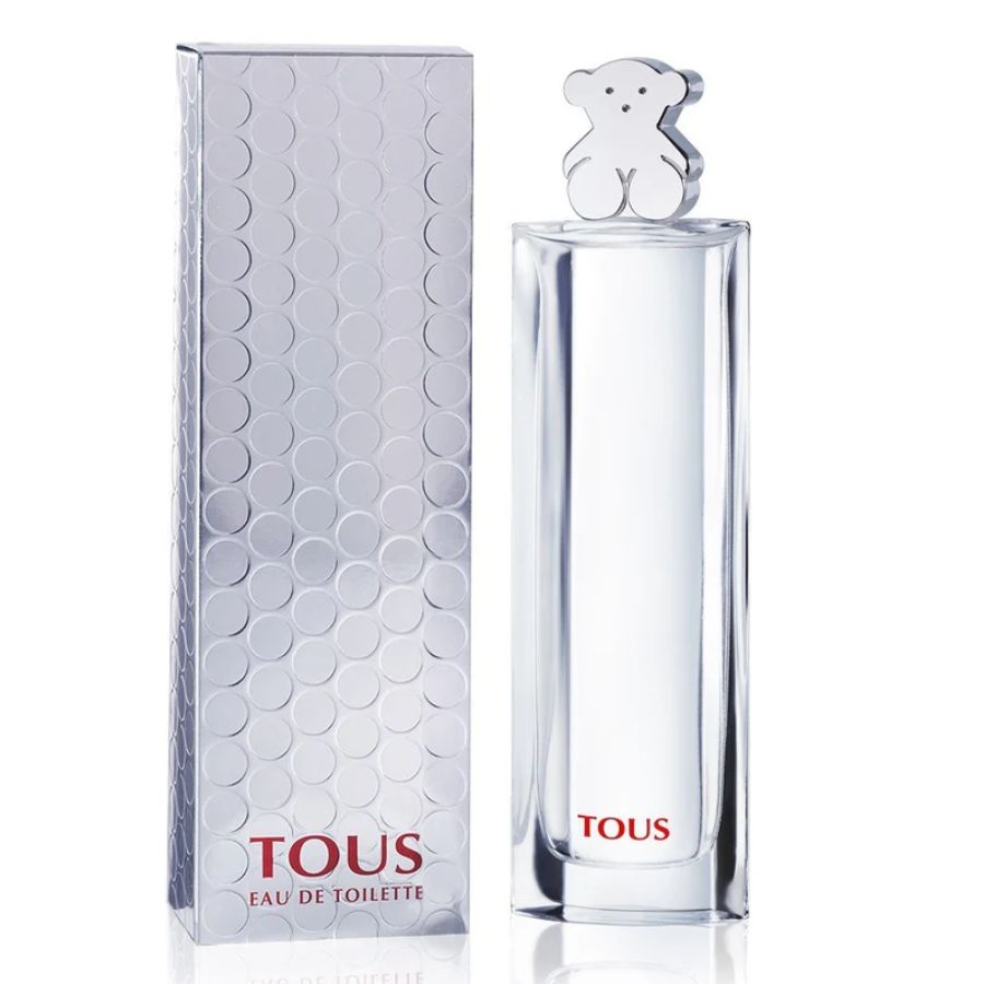 Tous by Tous for Women 3.0 oz EDT spray, gorro de oso plateado