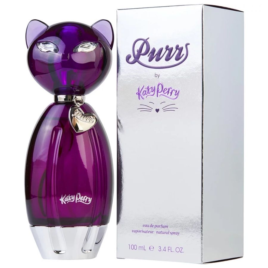 Purr by Katy Perry EDP 3.4 oz purple cat bottle