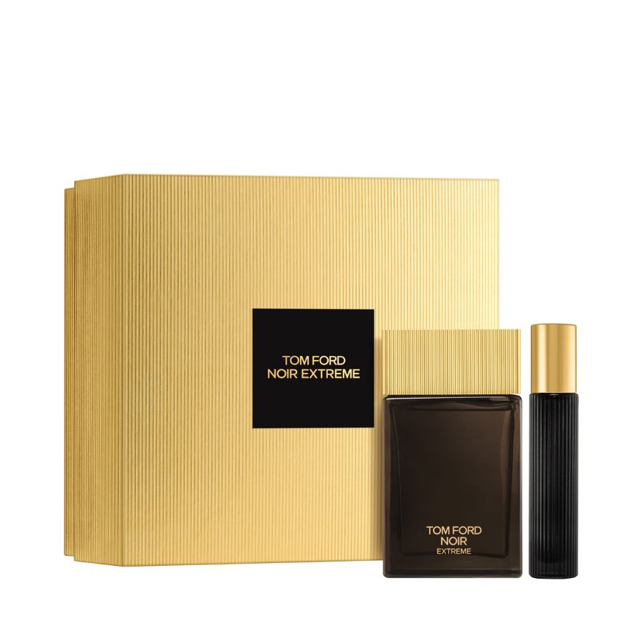 Noir Extreme EDP men’s gift set 3.4 oz black bottle