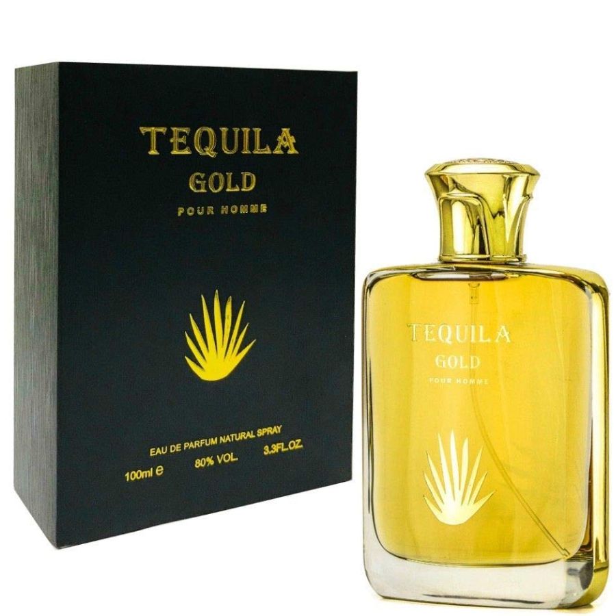 Tequila Gold men’s EDP spray 3.4 oz gold bottle