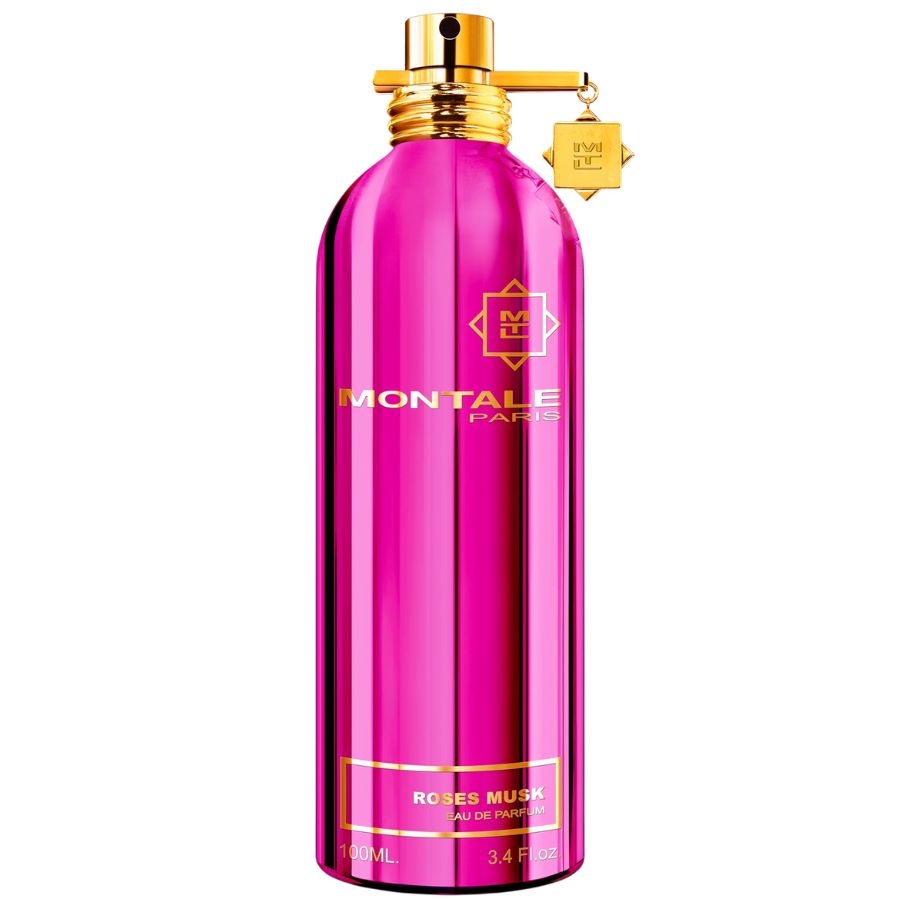 Roses Musk perfume tester 3.4 oz silver Montale bottle