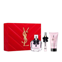 Mon Paris de Yves Saint Laurent para mujer, 3.0 oz EDP, set de regalo de 3 piezas