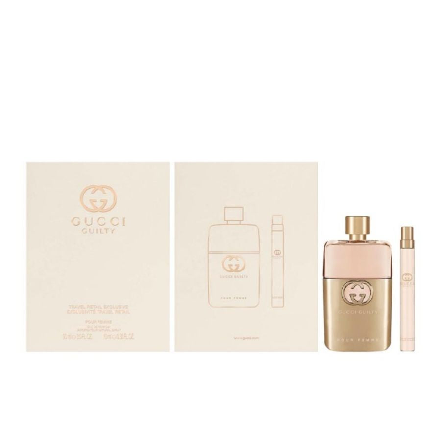 Gucci Guilty Femme de Gucci para mujer, 3,0 oz EDP, juego de regalo de 2 piezas - PLA