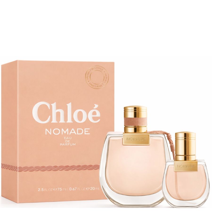 Nomade by Chloe for Women 2.5 oz EDP gift set pink ribbon
