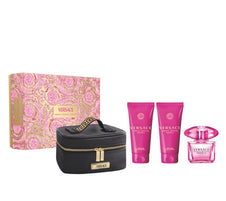 Bright Crystal Absolute by Versace for Women 3.0 oz EDP 4pc Gift Set