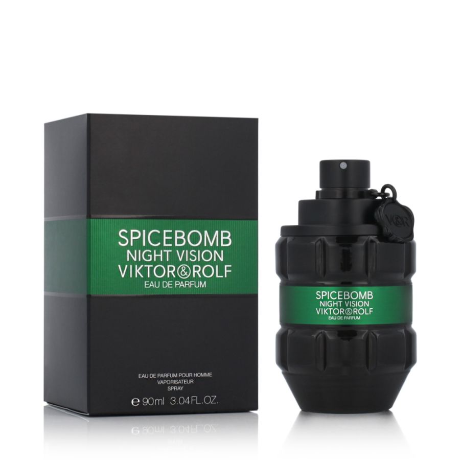 Spicebomb Night Vision men’s EDP 3.0 oz green grenade bottle