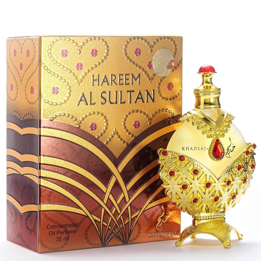 Hareem Al Sultan Gold by Khadlaj Women 35ml Parfum Spray fruity floral scent