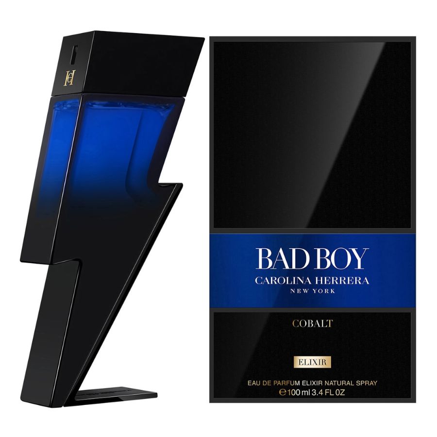 Bad Boy Cobalt Elixir de Carolina Herrera EDP para hombre 3.4 oz