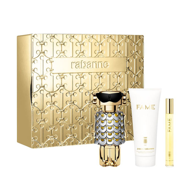 Fame by Paco Rabanne women’s gift set, 2.7 oz EDP trio