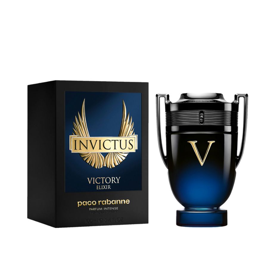 Invictus Victory Elixir by Rabanne men’s parfum 3.4 oz trophy bottle