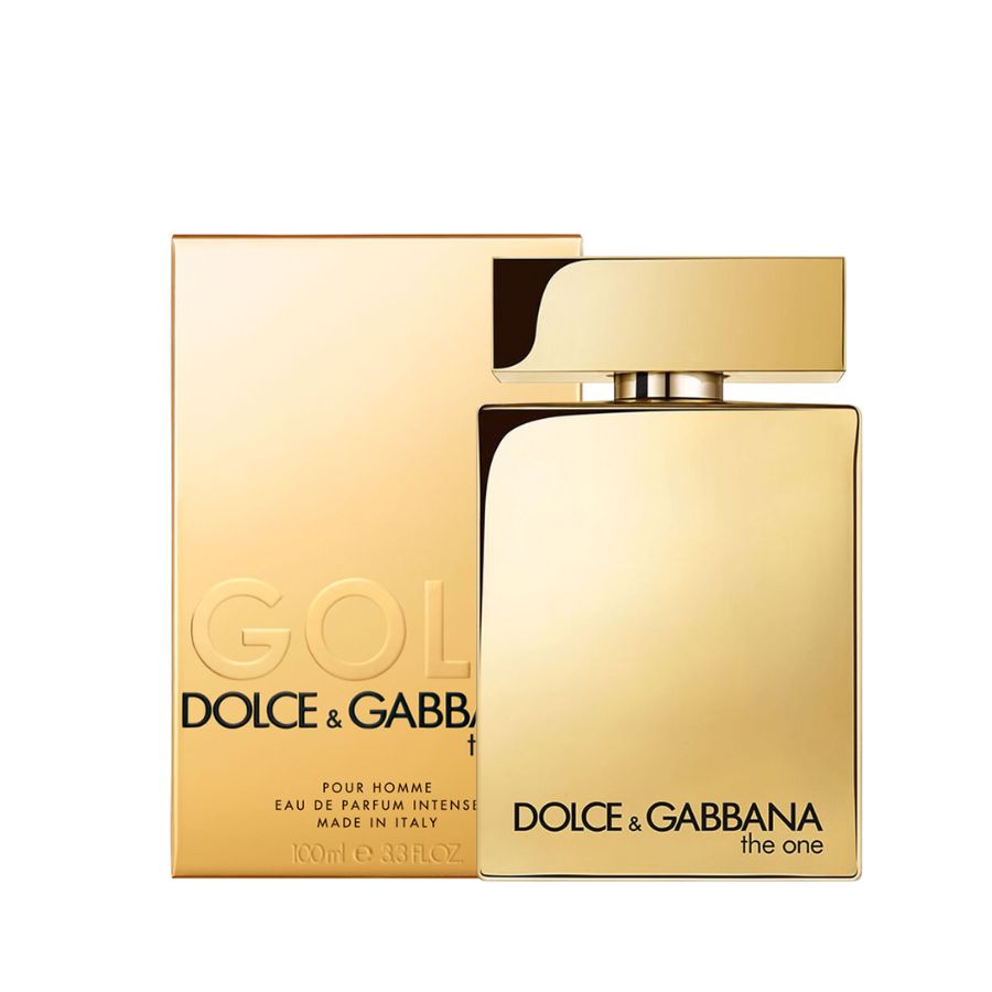 The One Gold de Dolce & Gabbana EDP para hombre, botella de oro de 3,4 oz