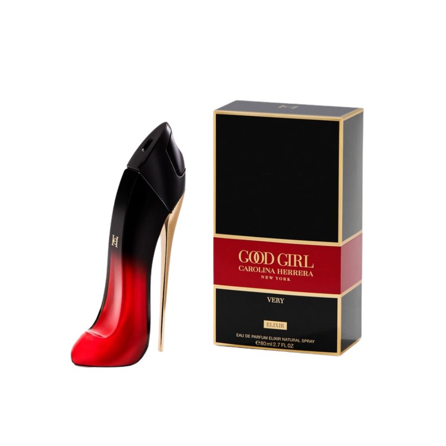 Very Good Girl Elixir de Carolina Herrera EDP para mujer en botella de aguja de 2,7 oz