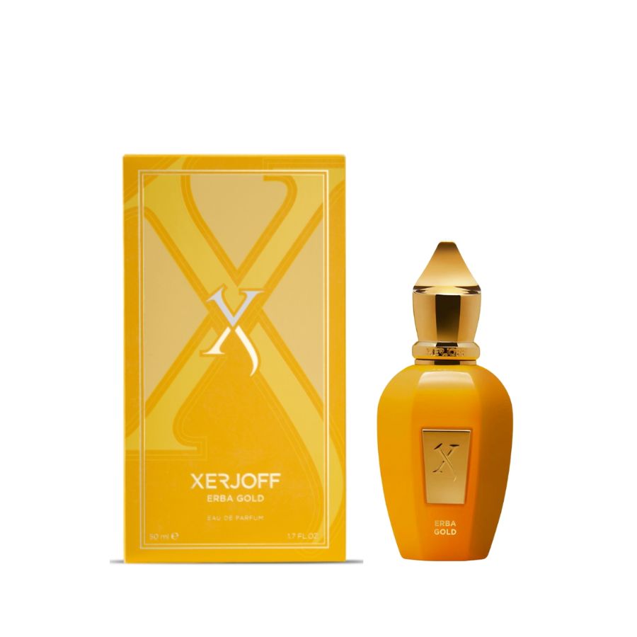 Erba Pura Gold by Xerjoff unisex 1.7 oz EDP gold bottle