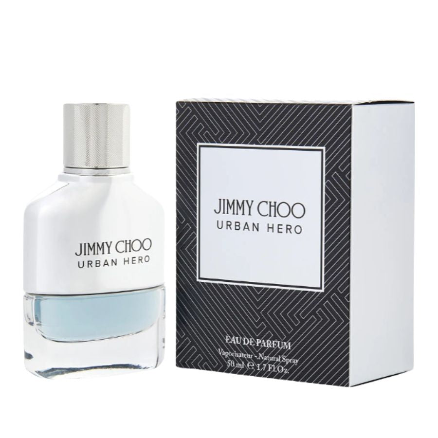 Urban Hero de Jimmy Choo para hombre Botella con espejo EDP de 1,7 oz