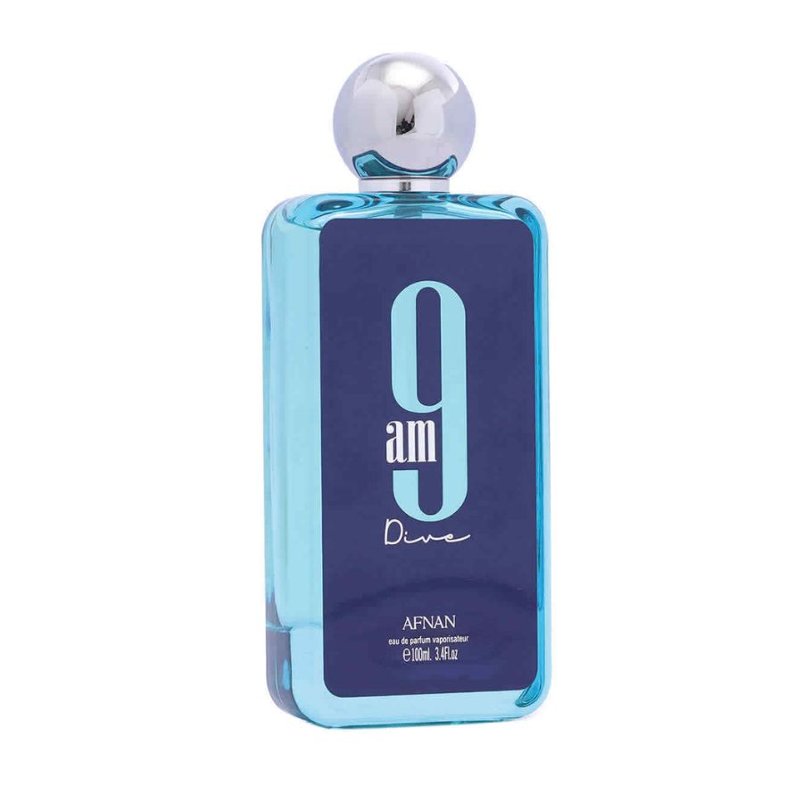 Afnan 9 AM Dive unisex 3.4 oz EDP probador botella azul