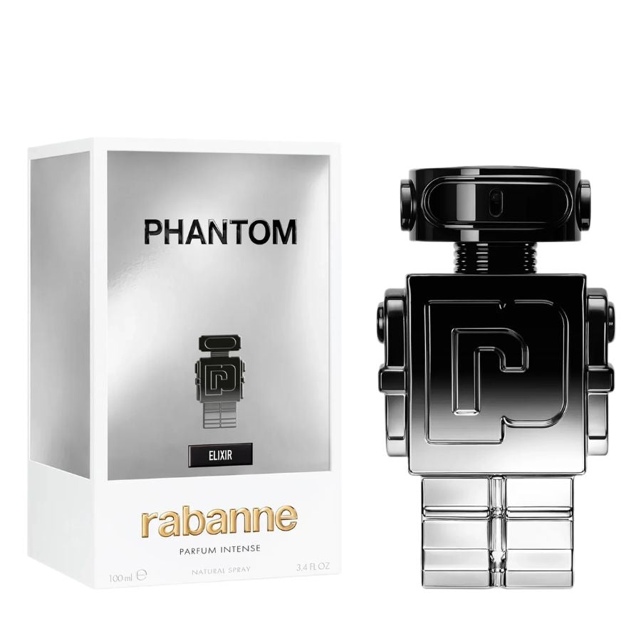 Phantom Elixir by Rabanne men’s Parfum 3.4 oz robot bottle