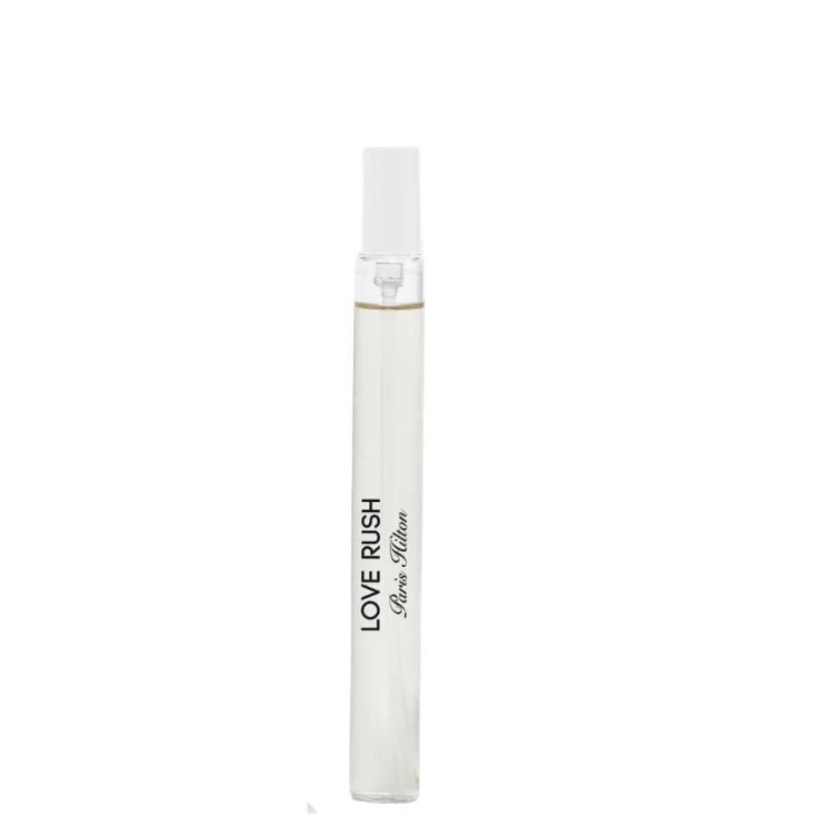 Love Rush by Paris Hilton 10 ml EDP spray, white silhouette bottle