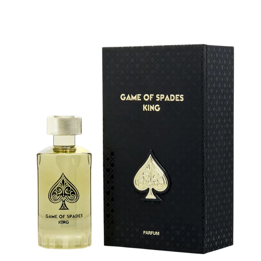 Game Of Spade King by Jo Milano men’s parfum, 3.4 oz, gold bottle