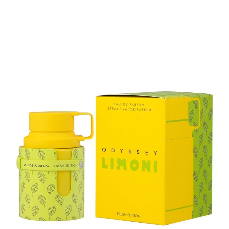 Odyssey Limoni by Armaf men’s EDP, 2.0 oz, yellow leaf bottle
