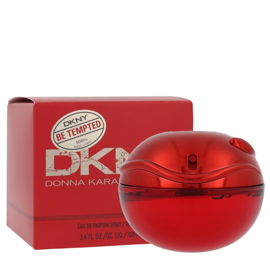 DKNY Be Tempted EDP for women, 3.4 oz, red apple bottle with snake cap