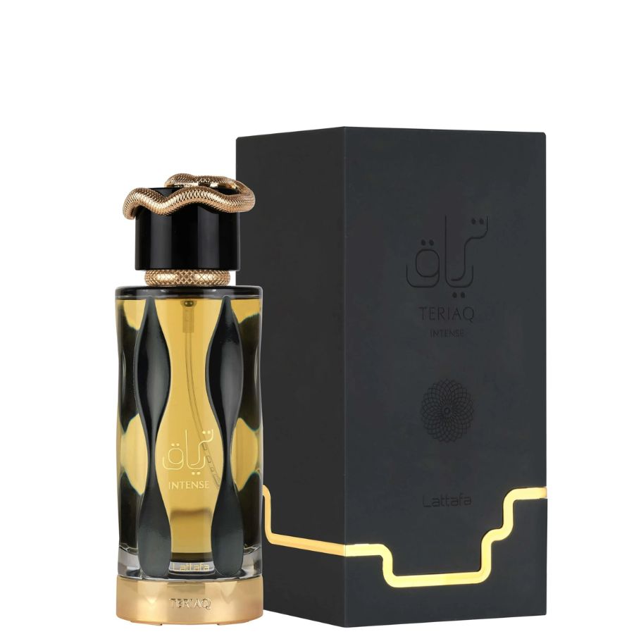 Teriaq Intense de Lattafa para unisex en spray EDP de 3,4 oz - PLA