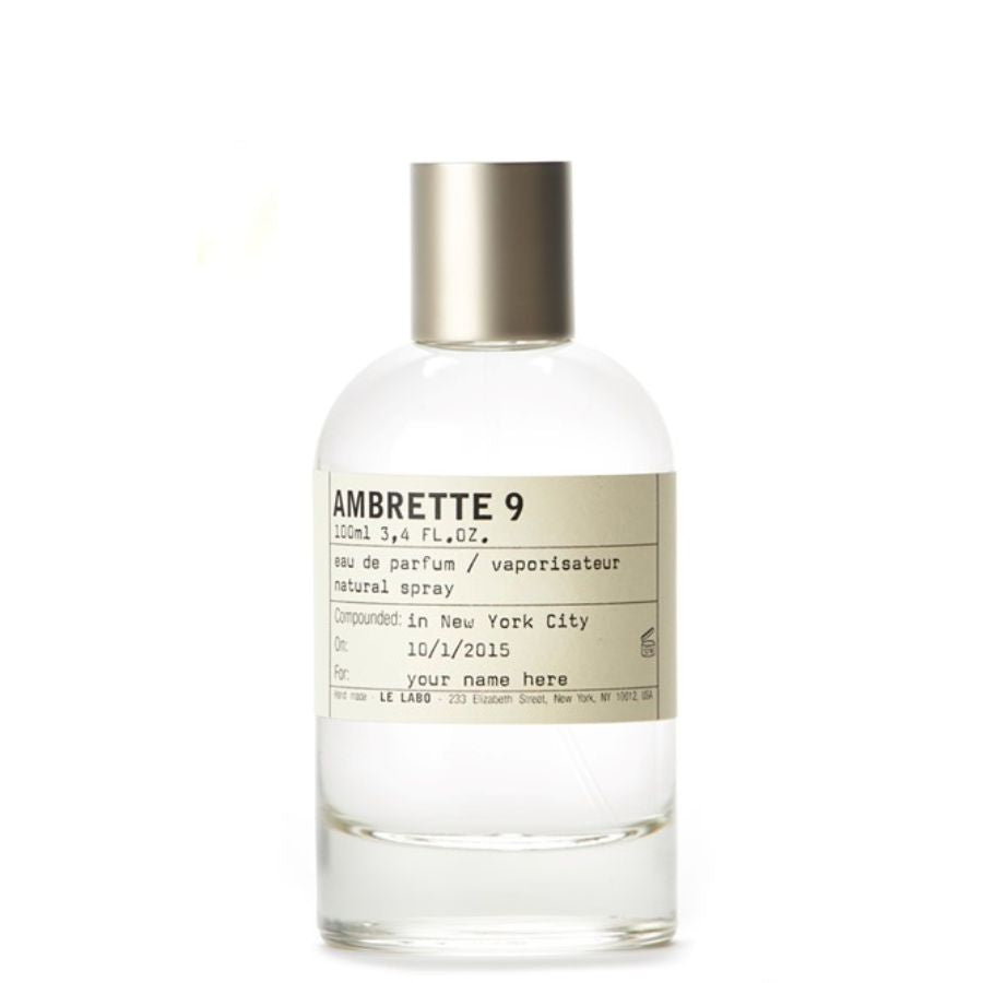 Le Labo Ambrette 9 EDP 3.4 oz probador unisex, botella de boticario