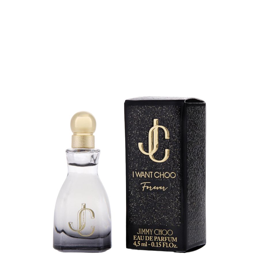 I Want Choo Forever EDP 4,5 ml, minifrasco para mujer en color negro y dorado