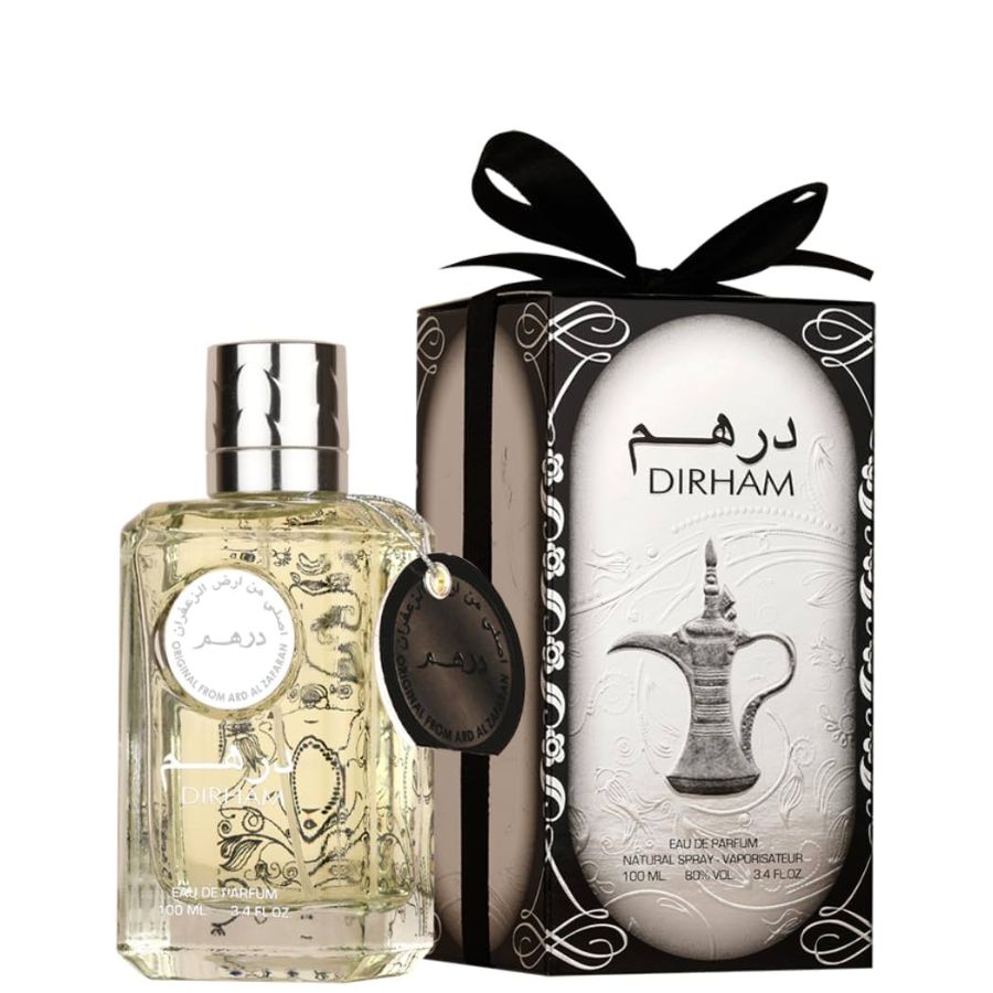Dirham de Ard Al Zaafaran unisex EDP 3.4 oz, caja plateada