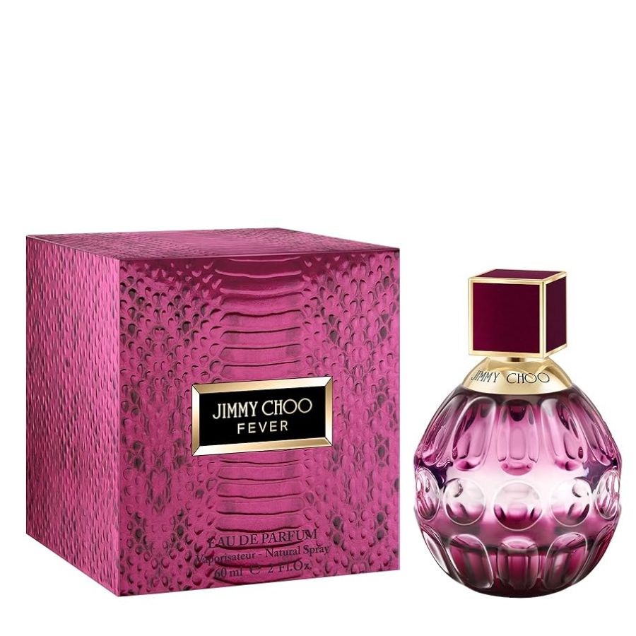 Jimmy Choo Fever EDP 2.0 oz women’s perfume, plum-purple bottle