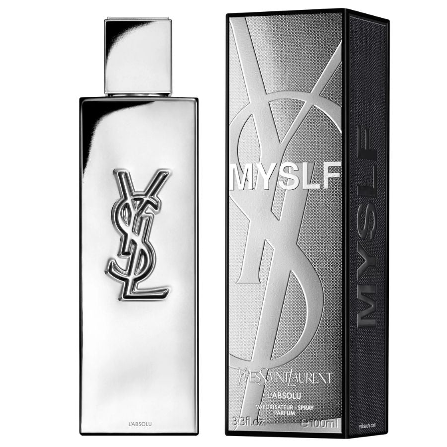 MYSLF L'Absolu Parfum colonia masculina botella metálica de 3.3 oz
