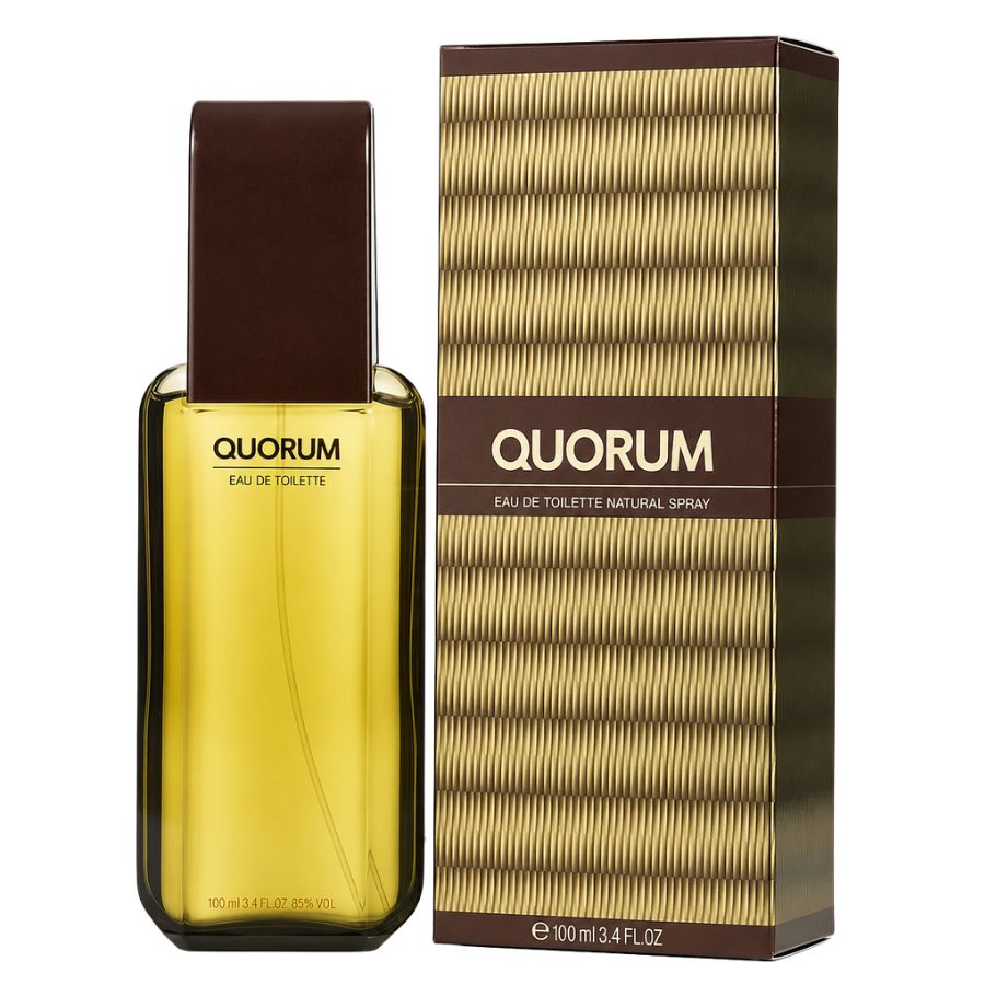Quorum by Antonio Puig EDT perfume spray 3.4 oz green bottle