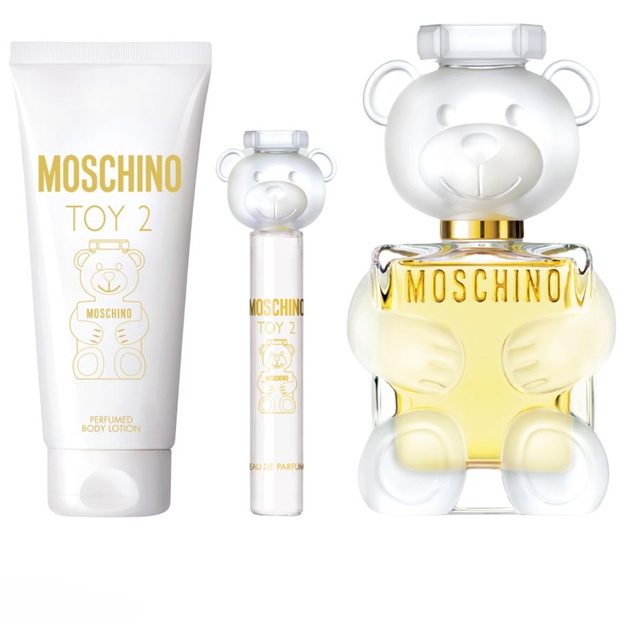Toy 2 by Moschino EDP Gift Set 3.4 oz teddy bottle