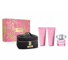 Bright Crystal by Versace for Women 3.0 oz EDT 4pc Gift Set