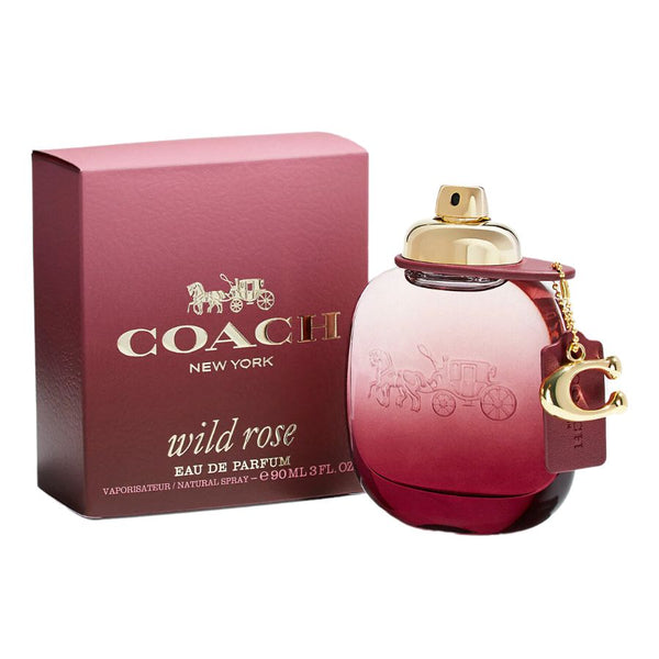 Coach Wild Rose by Coach for Women 3.0 oz EDP spray, burgundy ombré bottle