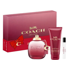 Coach Wild Rose by Coach for Women 3.0 oz EDP 3pc Gift Set