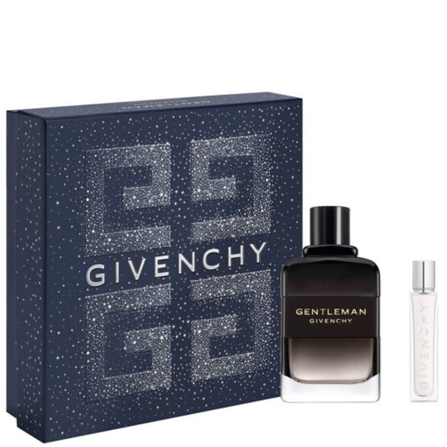 Gentleman Boisée by Givenchy men EDP 3.4 oz gift set with travel spray