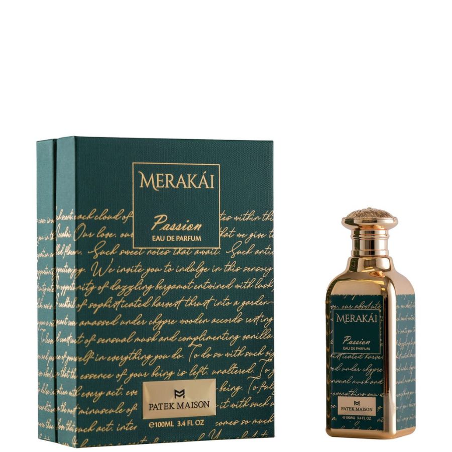 Merakai Passion de Patek Maison para unisex en spray EDP de 3,4 oz - PLA