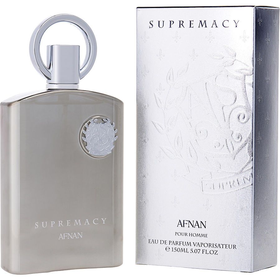 Supremacy Silver by Afnan men's EDP 5 oz metallic bottle