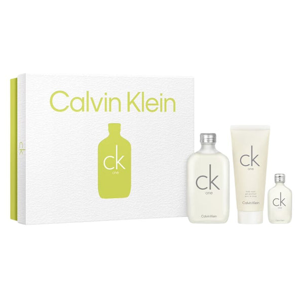 CK One by Calvin Klein Unisex 3.4 oz EDT gift set 3PC - Perfumes Los Angeles