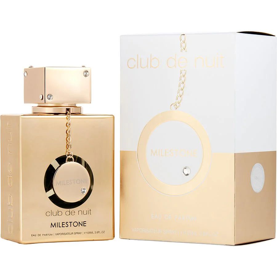 Armaf Club De Nuit Milestone EDP men’s perfume 3.6 oz gold bottle