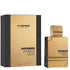 Perfume Amber Oud Black Edition de Al Haramain, EDP de 100 ml, frasco negro y dorado
