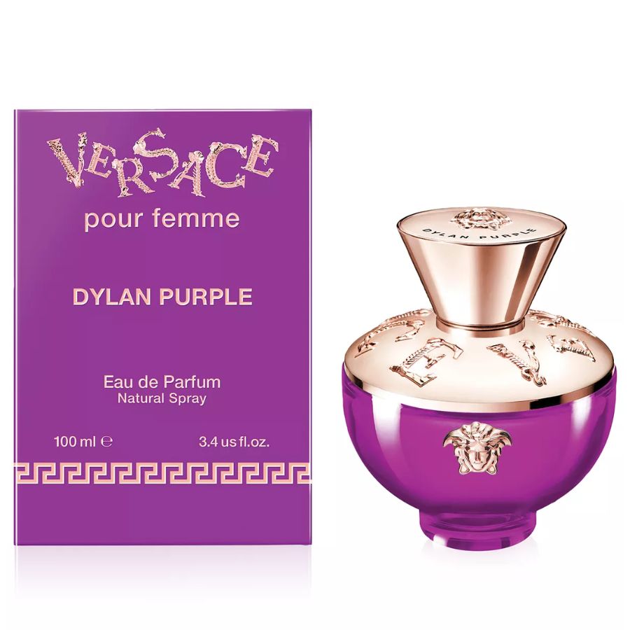 Dylan Purple by Versace women’s EDP spray 3.4 oz purple bottle