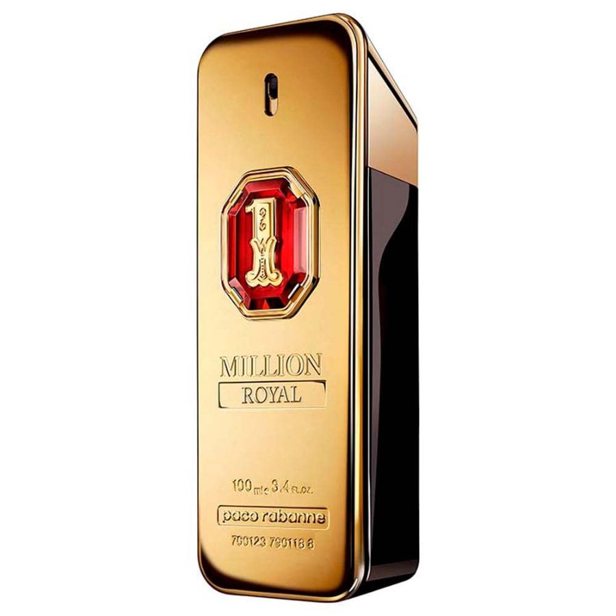 1 Million Royal by Paco Rabanne for Men 3.4 oz Parfum Tester gold bottle