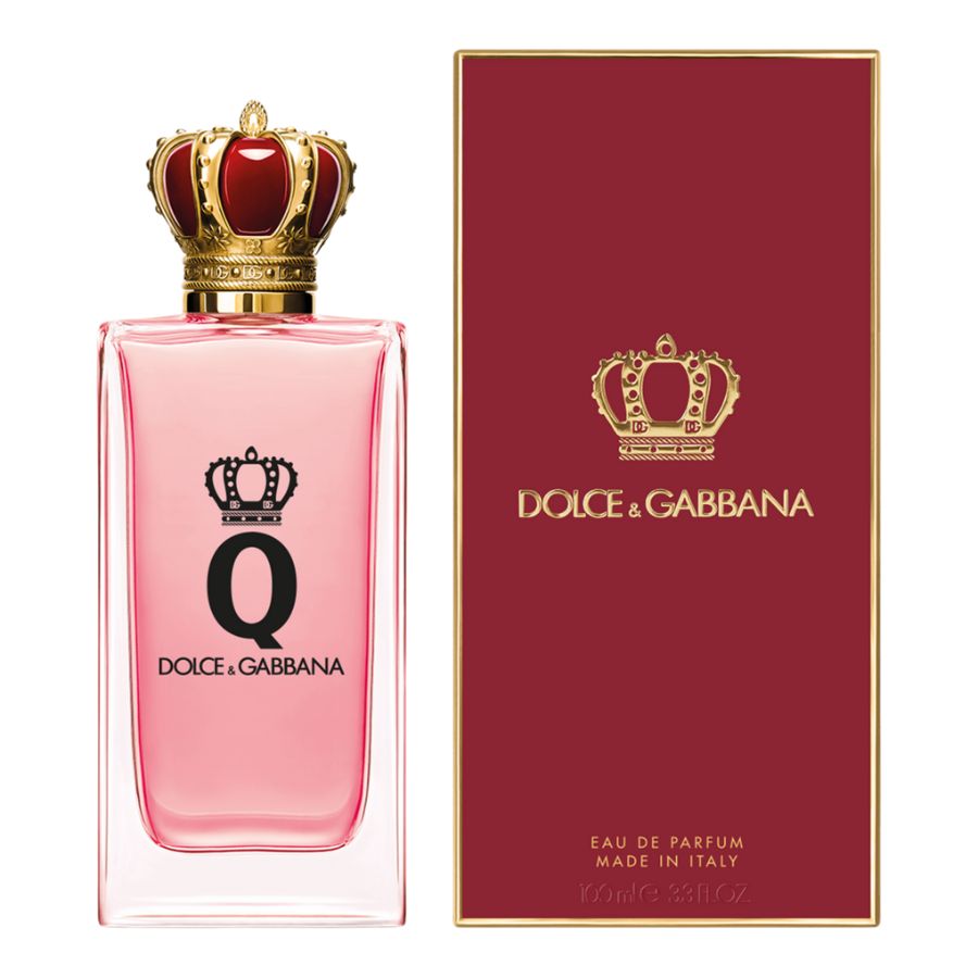 Q by Dolce & Gabbana women’s EDP, 3.3 oz spray, gold crown cap