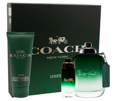 Coach Green by Coach for Men 3.4 oz EDT 3pc Gift Set