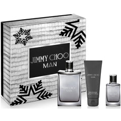Jimmy Choo Man de Jimmy Choo para hombre, 3.4 oz EDT, set de regalo de 3 piezas